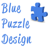 Blue Puzzle Design