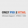 Only PSD 2 HTML logo