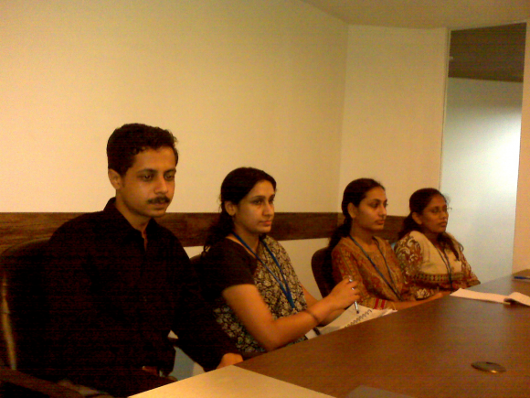 An office meeting