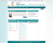 Justforbathrooms Responsive Web Design
