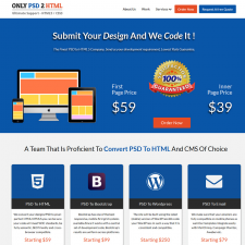 Only PSD 2 HTML | PSD To HTML