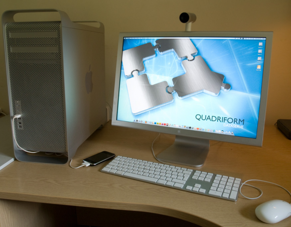 One of the workstations in the office.<br />
We use the very latest systems to help us to complete projects in most efficient way.