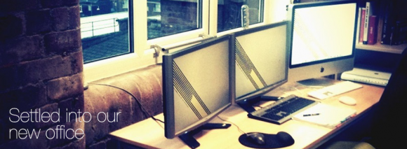 Just one of the work stations in our office.