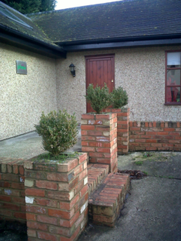 The enterance to Phew Headquarters