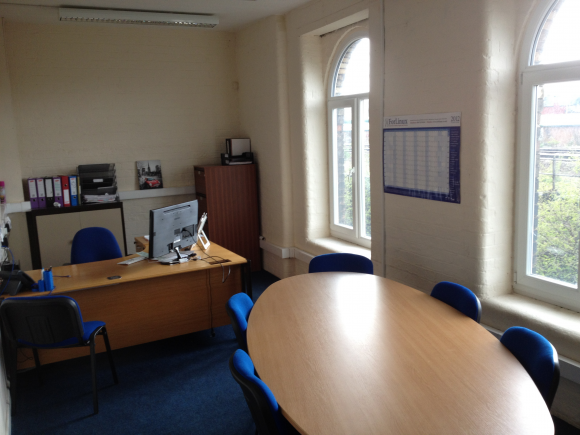 The boss mans office.