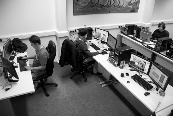 A very arty shots of the office