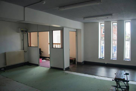 Management area begins to take shape.
