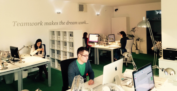 Bareface Media offices in The Custard Factory