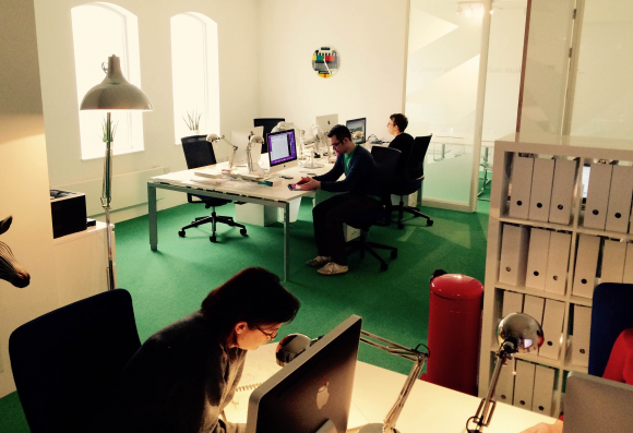Bareface Media offices in The Custard Factory