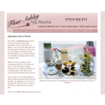 Fleur Ashley Tea Rooms - Afternoon Tea Wirral